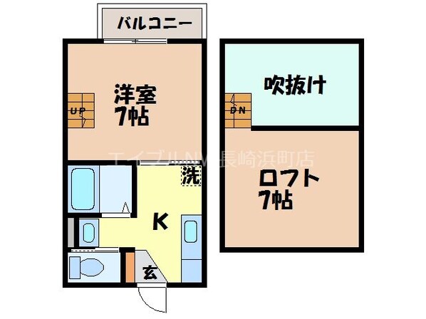 茂里町駅 徒歩5分 2階の物件間取画像